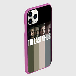 Чехол iPhone 11 Pro матовый The last of us, цвет: 3D-фиолетовый — фото 2