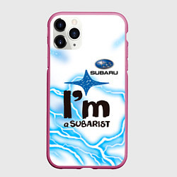 Чехол iPhone 11 Pro матовый SUBARU