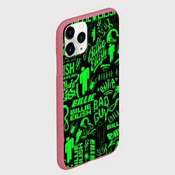 Чехол iPhone 11 Pro матовый BILLIE EILISH БИЛЛИ АЙЛИШ, цвет: 3D-малиновый — фото 2