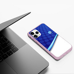 Чехол iPhone 11 Pro матовый VOLKSWAGEN, цвет: 3D-розовый — фото 2