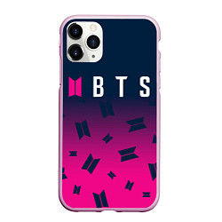 Чехол iPhone 11 Pro матовый BTS БТС, цвет: 3D-розовый