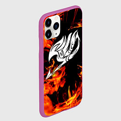 Чехол iPhone 11 Pro матовый FAIRY TAIL ХВОСТ ФЕИ, цвет: 3D-фиолетовый — фото 2