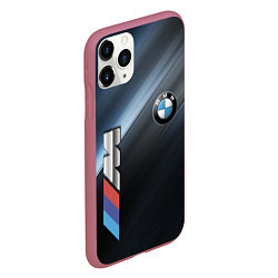 Чехол iPhone 11 Pro матовый BMW, цвет: 3D-малиновый — фото 2