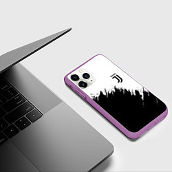 Чехол iPhone 11 Pro матовый JUVENTUS, цвет: 3D-фиолетовый — фото 2