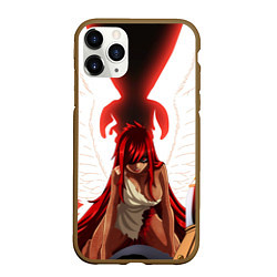 Чехол iPhone 11 Pro матовый FAIRY TAIL ХВОСТ ФЕИ, цвет: 3D-коричневый