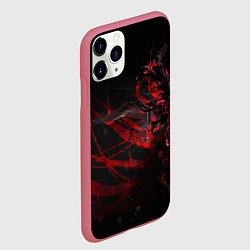 Чехол iPhone 11 Pro матовый DIGITAL 3D, цвет: 3D-малиновый — фото 2