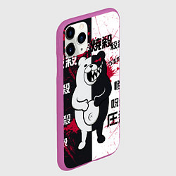Чехол iPhone 11 Pro матовый Monokuma, цвет: 3D-фиолетовый — фото 2