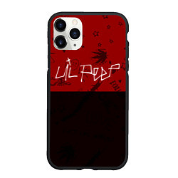 Чехол iPhone 11 Pro матовый LIL PEEP ЛИЛ ПИП, цвет: 3D-черный