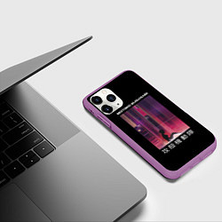 Чехол iPhone 11 Pro матовый Призрак в доспехах, цвет: 3D-фиолетовый — фото 2