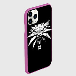 Чехол iPhone 11 Pro матовый ВЕДЬМАК THE WITCHER ГЕРАЛЬ, цвет: 3D-фиолетовый — фото 2