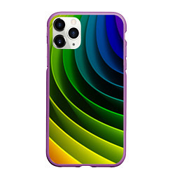 Чехол iPhone 11 Pro матовый Color 2058