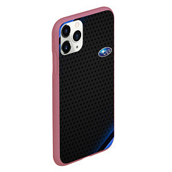 Чехол iPhone 11 Pro матовый SUBARU Z, цвет: 3D-малиновый — фото 2
