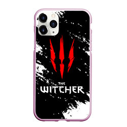 Чехол iPhone 11 Pro матовый The Witcher, цвет: 3D-розовый