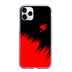 Чехол iPhone 11 Pro матовый Fairy Tail, цвет: 3D-светло-сиреневый