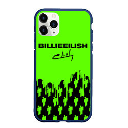 Чехол iPhone 11 Pro матовый BILLIE EILISH БИЛЛИ АЙЛИШ, цвет: 3D-тёмно-синий