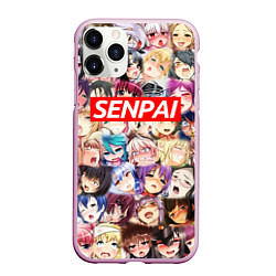 Чехол iPhone 11 Pro матовый SENPAI СЕНПАЙ, цвет: 3D-розовый