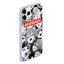 Чехол iPhone 11 Pro матовый AHEGAO АХЕГАО, цвет: 3D-светло-сиреневый — фото 2