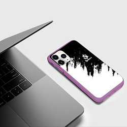 Чехол iPhone 11 Pro матовый Sabaton, цвет: 3D-фиолетовый — фото 2