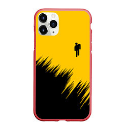 Чехол iPhone 11 Pro матовый Billie Eilish, цвет: 3D-красный