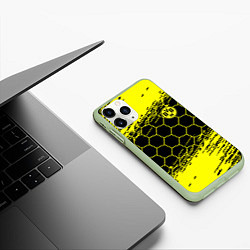 Чехол iPhone 11 Pro матовый BORUSSIA, цвет: 3D-салатовый — фото 2