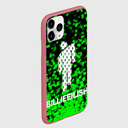 Чехол iPhone 11 Pro матовый Billie Eilish, цвет: 3D-малиновый — фото 2