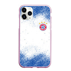 Чехол iPhone 11 Pro матовый BAYERN MUNCHEN, цвет: 3D-розовый