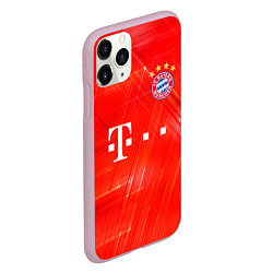 Чехол iPhone 11 Pro матовый BAYERN MUNCHEN, цвет: 3D-розовый — фото 2