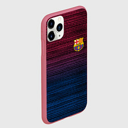 Чехол iPhone 11 Pro матовый BARSELONA, цвет: 3D-малиновый — фото 2