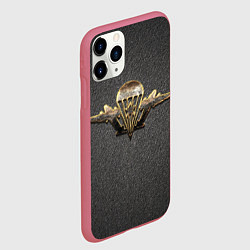 Чехол iPhone 11 Pro матовый ВДВ, цвет: 3D-малиновый — фото 2