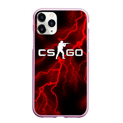 Чехол iPhone 11 Pro матовый COUNTER STRIKE, цвет: 3D-розовый