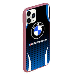Чехол iPhone 11 Pro матовый BMW, цвет: 3D-малиновый — фото 2