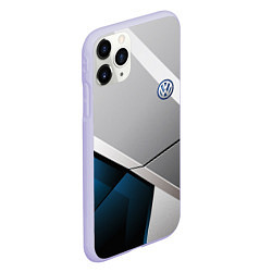 Чехол iPhone 11 Pro матовый VOLKSWAGEN, цвет: 3D-светло-сиреневый — фото 2