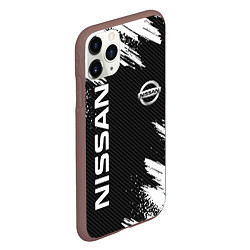 Чехол iPhone 11 Pro матовый NISSAN, цвет: 3D-коричневый — фото 2