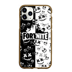 Чехол iPhone 11 Pro матовый FORTNITE MARSHMELLO