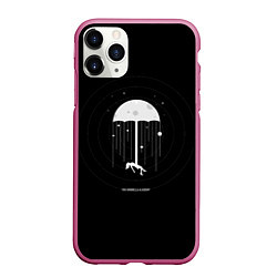 Чехол iPhone 11 Pro матовый The umbrella academy, цвет: 3D-малиновый