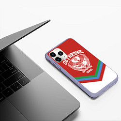 Чехол iPhone 11 Pro матовый Дагестан, цвет: 3D-светло-сиреневый — фото 2