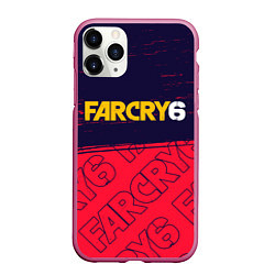 Чехол iPhone 11 Pro матовый FAR CRY 6 ФАР КРАЙ 6, цвет: 3D-малиновый