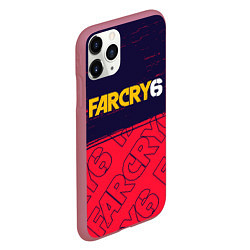 Чехол iPhone 11 Pro матовый FAR CRY 6 ФАР КРАЙ 6, цвет: 3D-малиновый — фото 2