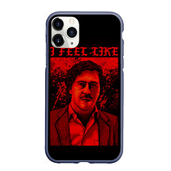 Чехол iPhone 11 Pro матовый I feel Like Escobar