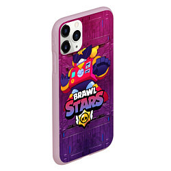 Чехол iPhone 11 Pro матовый Surge Brawl Stars, цвет: 3D-розовый — фото 2