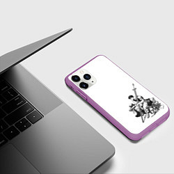 Чехол iPhone 11 Pro матовый Berserk, цвет: 3D-фиолетовый — фото 2