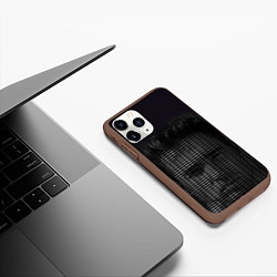 Чехол iPhone 11 Pro матовый As We Can Billy grey, цвет: 3D-коричневый — фото 2