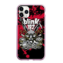 Чехол iPhone 11 Pro матовый Blink 182, цвет: 3D-розовый