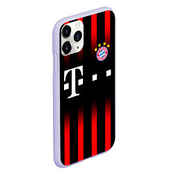 Чехол iPhone 11 Pro матовый FC Bayern Munchen, цвет: 3D-светло-сиреневый — фото 2