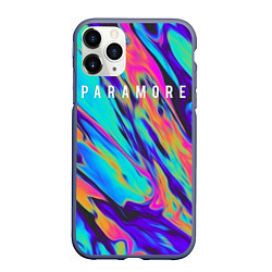 Чехол iPhone 11 Pro матовый PARAMORE, цвет: 3D-серый