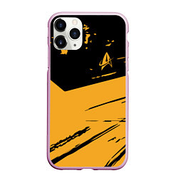 Чехол iPhone 11 Pro матовый Star Trek, цвет: 3D-розовый