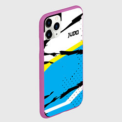 Чехол iPhone 11 Pro матовый Judo, цвет: 3D-фиолетовый — фото 2