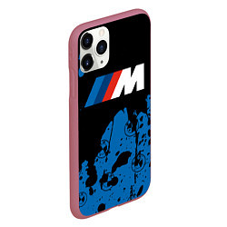 Чехол iPhone 11 Pro матовый BMW БМВ, цвет: 3D-малиновый — фото 2