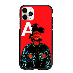 Чехол iPhone 11 Pro матовый TheWeeknd, цвет: 3D-черный