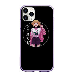 Чехол iPhone 11 Pro матовый Toga Otaku, цвет: 3D-светло-сиреневый